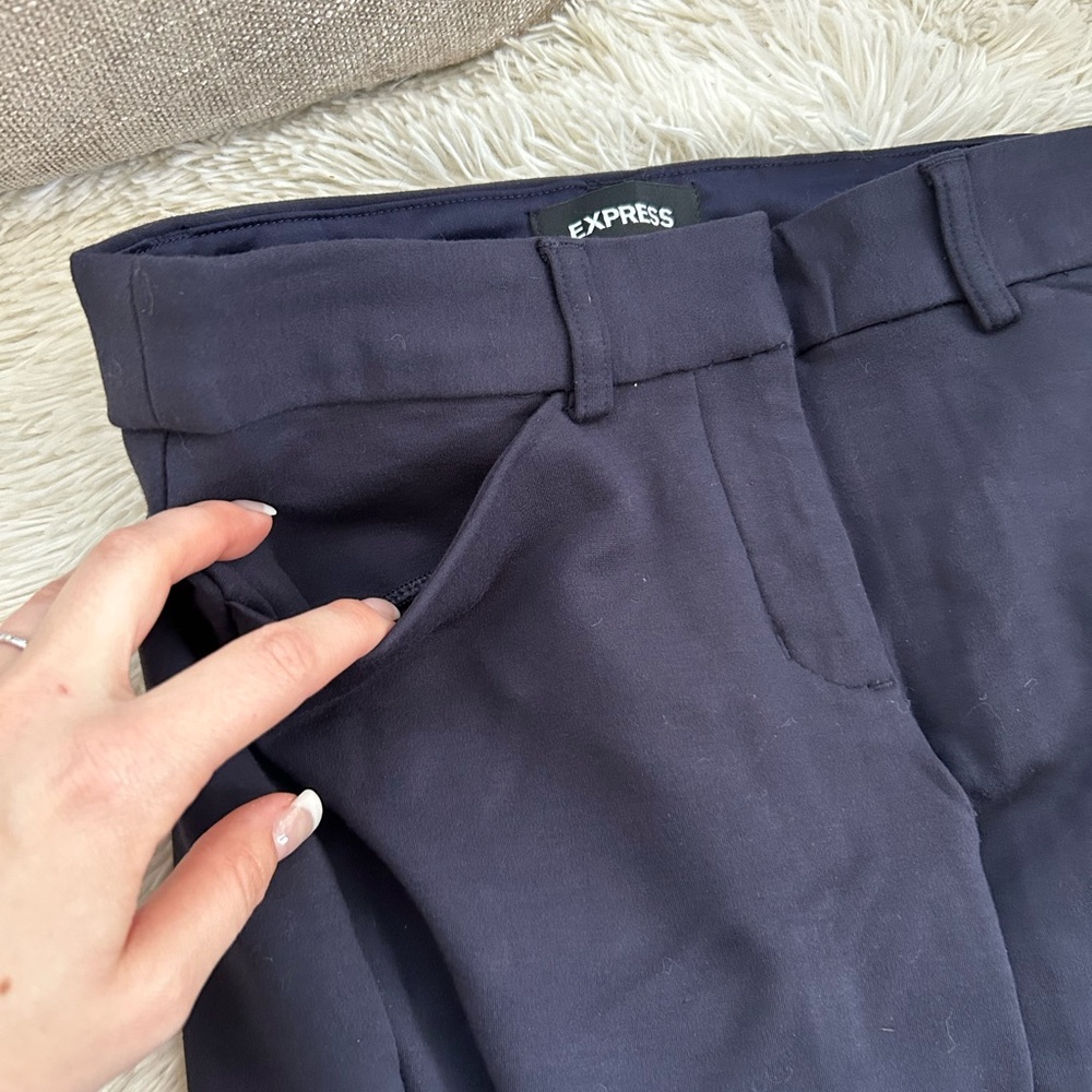 Express Navy Blue Skinny Mid Rise - Picture 4 of 7